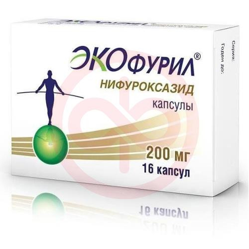 Экофурил капсулы 200мг №16