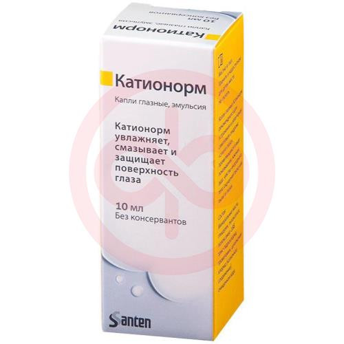 Катионорм капли глазные 10мл эмульсия Катионорм капли глазные 10мл эмульсия