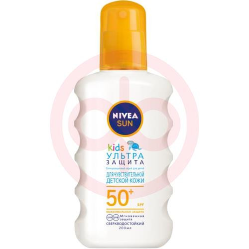 Нивея сан кидс спрей 200мл ультра защита spf50 +  д/детей