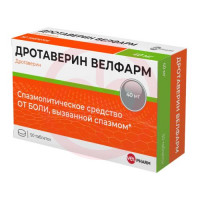 Дротаверин велфарм таблетки 40мг №50