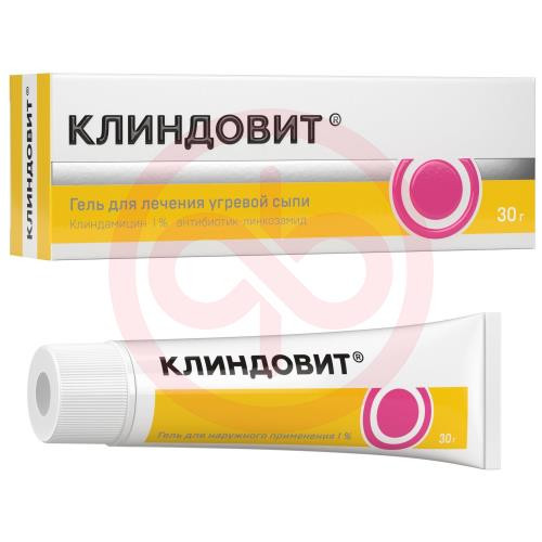 Клиндовит гель для наружного применения 1% 30г Клиндовит гель для наружного применения 1% 30г