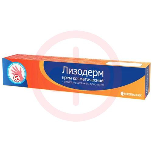 Лизодерм крем 15г косметич с а/бактер действ д/дет/взр