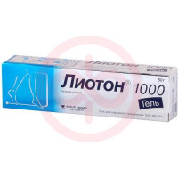 Лиотон 1000 гель для наружного применения 1000ме/г 50г