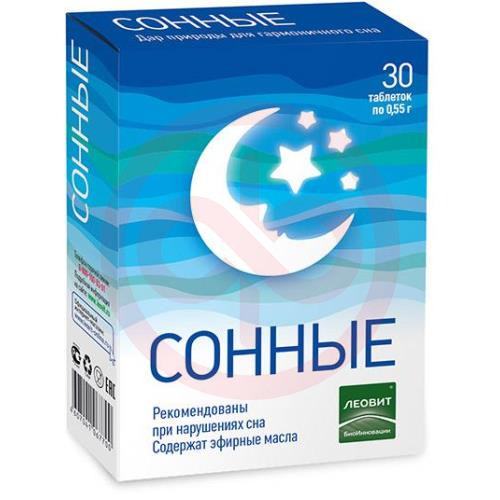Леовит таблетки №30 сонные Леовит таблетки №30 сонные