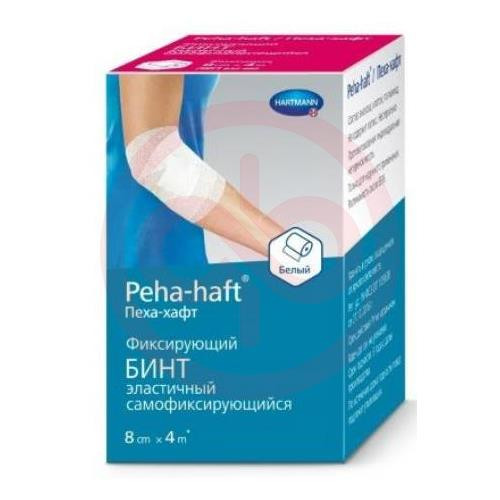 Пеха-хафт бинт когезивный самофикс 8смх4м белый
