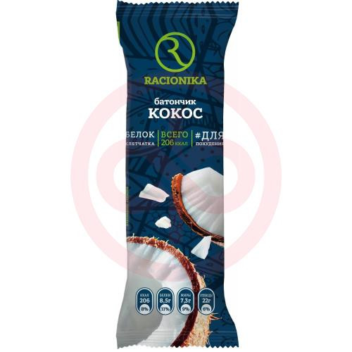 Рационика диет батончик глазированный 60г кокос