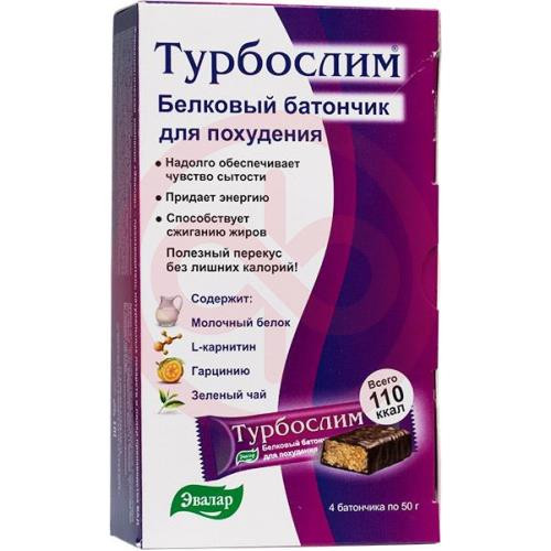 Эвалар турбослим батончик белковый 50г №4 д/похудения