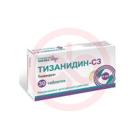 Тизанидин-сз таблетки 4мг №30