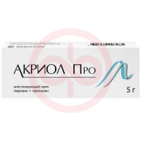Акриол про крем для наружного и местного применения 2,5% + 2,5% 5г