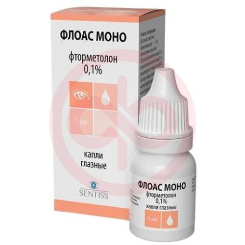 Флоас моно капли глазные 0.1% 5мл Флоас моно капли глазные 0.1% 5мл