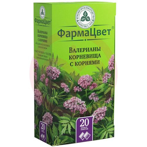 Валерианы корневища и корни порошок 1.5г №20