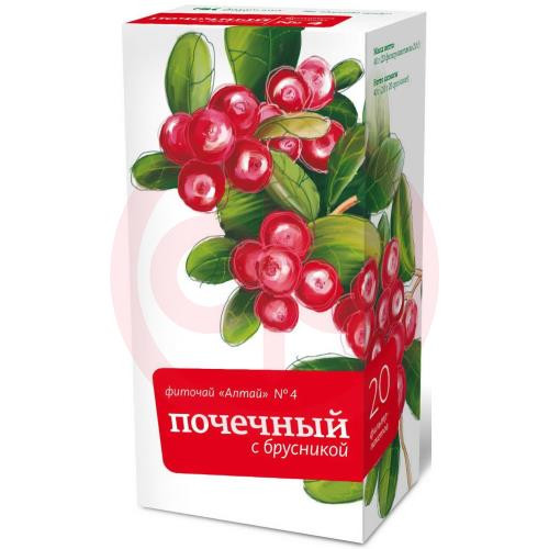 Алтай фиточай 2г №20 №4 почечный брусника
