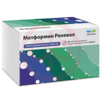 Метформин реневал таблетки покрытые пленочной оболочкой 850мг №60