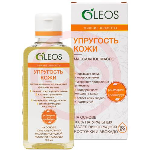 Олеос масло массажное 100мл упругость кожи