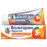Вольтарен эмульгель гель для наружного применения 1% 100г