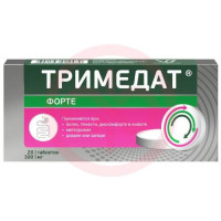 Тримедат форте таблетки пролонгированного действия покрытые пленочной оболочкой 300мг №20