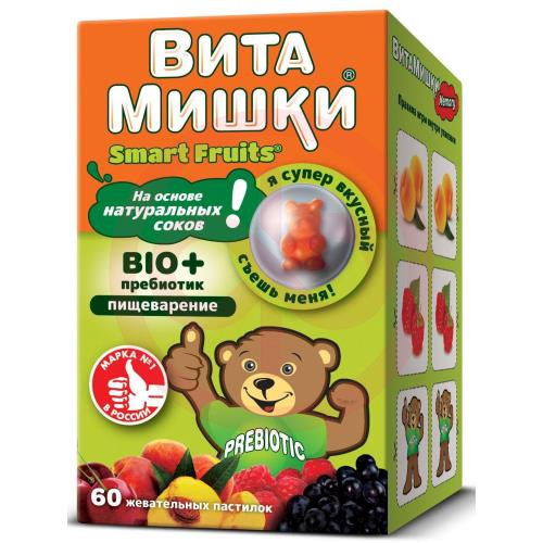 Витамишки био плюс пребиотик пастилки жевательные №60