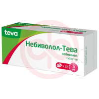 Небиволол-тева таблетки 5мг №28