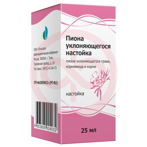 Пиона уклоняющегося  настойка 25мл