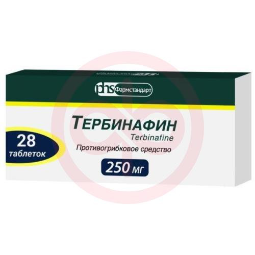 Тербинафин таблетки 250мг №28