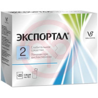 Экспортал порошок для приготовления раствора для приема внутрь 10г №20