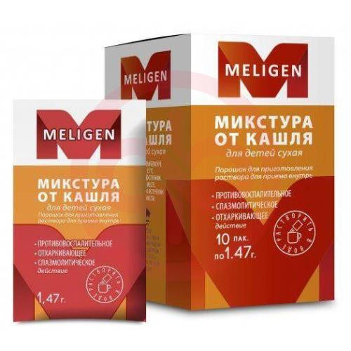 Микстура от кашля для детей сухая порошок для приготовления раствора для приема внутрь 1,47г №10
