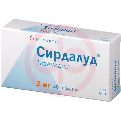 Сирдалуд таблетки 2мг №30