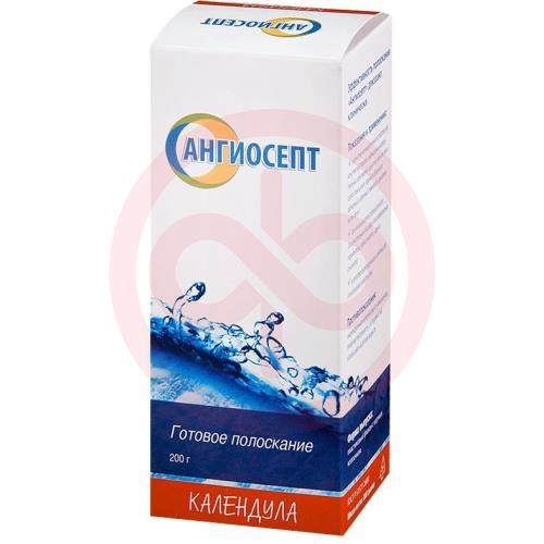 Ангиосепт полоскание для полости рта 200мл готовое календула