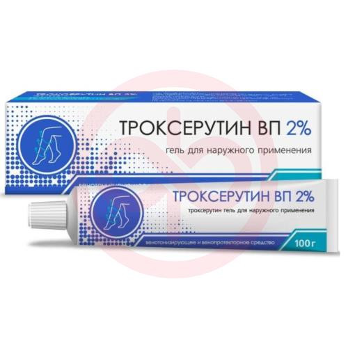 Троксерутин вп гель для наружного применения 2% 100г