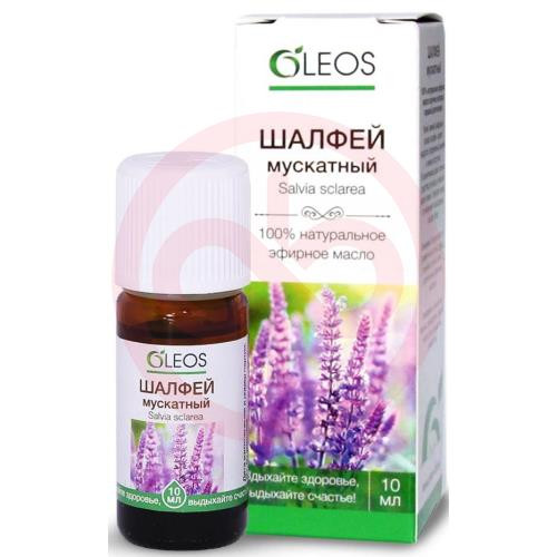 Олеос масло эфирное 10мл шалфей мускатный