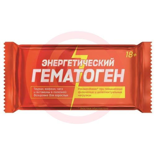 Энергетический гематоген плитка 50г д/бодрости