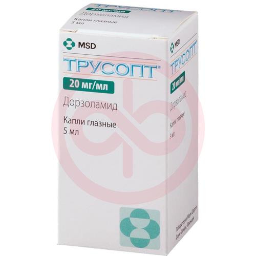 Трусопт капли глазные 20мг/мл 5мл Трусопт капли глазные 20мг/мл 5мл