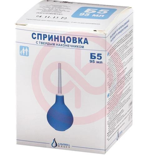 Альпина пласт спринцовка пвх №5б тверд након 95мл