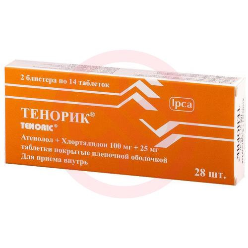 Тенорик таблетки 100мг + 25мг №28