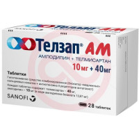 Телзап ам таблетки 10мг + 40мг №28