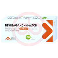 Венлафаксин-алси таблетки 37.5мг №30
