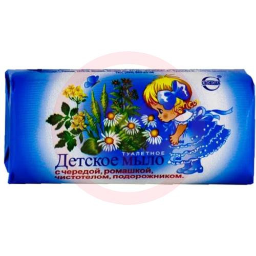 Свобода мыло детское 100г с чередой, ромашкой, чистотелом, подорожником