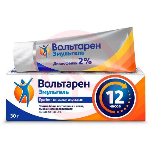 Вольтарен эмульгель гель для наружного применения 2% 30г