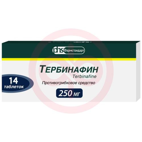 Тербинафин таблетки 250мг №14
