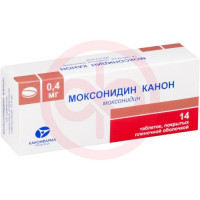 Моксонидин канон таблетки покрытые пленочной оболочкой 0.4мг №14
