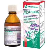 Зеленина капли для приема внутрь 25мл
