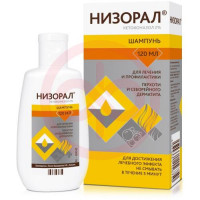 Низорал шампунь лекарственный 2% 120мл