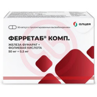 Ферретаб комп капсулы с пролонгированным высвобождением №30