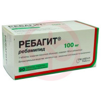 Ребагит таблетки покрытые пленочной оболочкой 100мг №90
