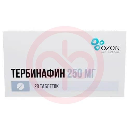 Тербинафин таблетки 250мг №28
