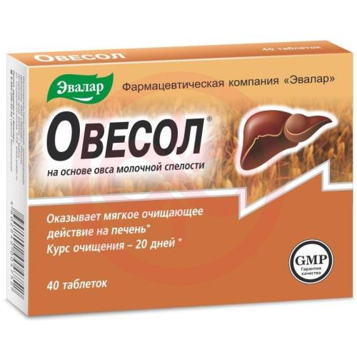 Эвалар овесол таблетки №40
