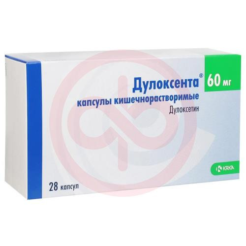 Дулоксента капсулы кишечнорастворимые 60мг №28