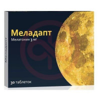 Меладапт таблетки покрытые пленочной оболочкой 3мг №30