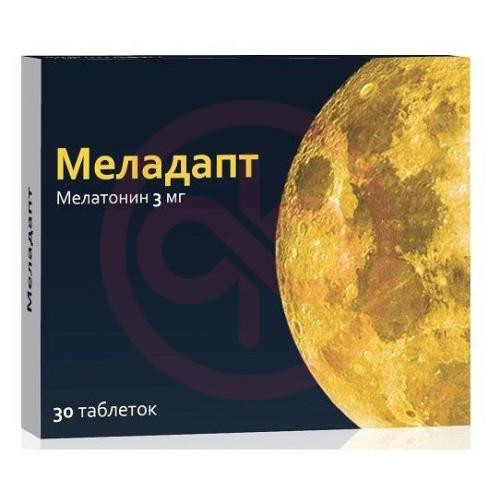Меладапт таблетки покрытые пленочной оболочкой 3мг №30