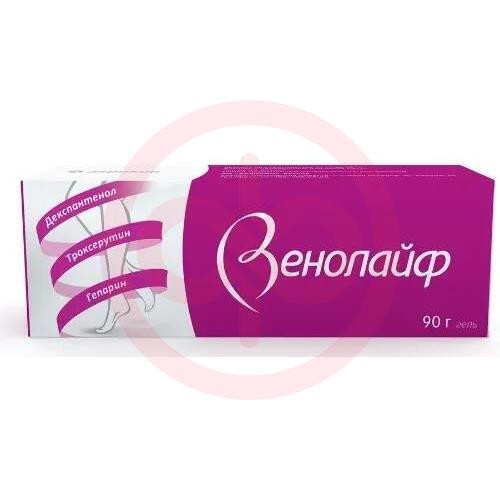 Венолайф гель для наружного применения 0.25% + 5% + 2% 90г